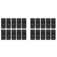 20Pcs Ac125V 3A 250V 6A Black /Off in Cord Switches for Bedroom