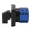 2X Interruptor 660V 20A Selector Giratorio de 4 Posiciones Y 2 Polos Interruptor de Cambio de Leva Giratorio Universal Interruptor de Inversión del 7