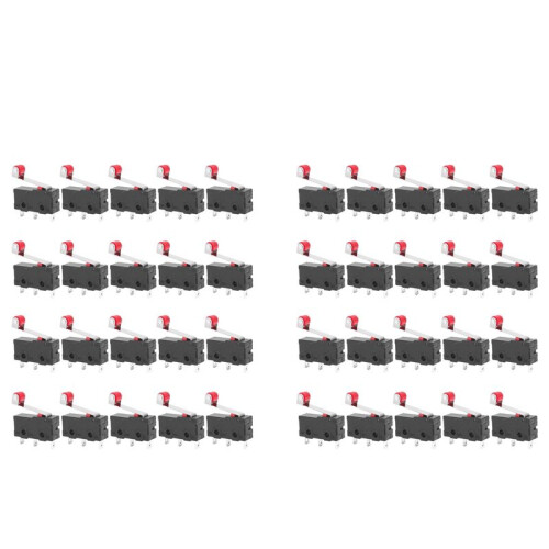 40 Pezzi  Micro-Limit- Leva Braccio Leva SPDT Snap Action LOT