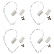 4X White Door Window Contacts Magnetic Reed  Sensor