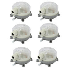 6X Pressostato Differenziale Aria 50-500Pa Interruttore Aria Micro-Pressione Regolabile