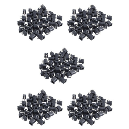 225 Pcs  Power Jack Socket 2.1mm x 5.5mm -Type PCB Mount -005