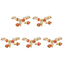 40 x CMC Gold Plated RCA Phono CHASSIS SOCKETS Female Professional AMP HIFI RCA Socket Gold Plated Lotus Female