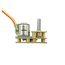 5V Mini Geared Stepper Motor 10mm 2 Phase 4 Wire for Precise Position Control and Robotics