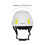 Adjustable Construction Helmet Hard Hat with Enhanced Ventilation for Outdoor Work, White 3