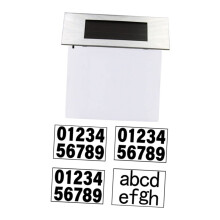 Solar Address Sign Light with Bright LED Illumination, Solar Powered Outdoor House Number Plaque