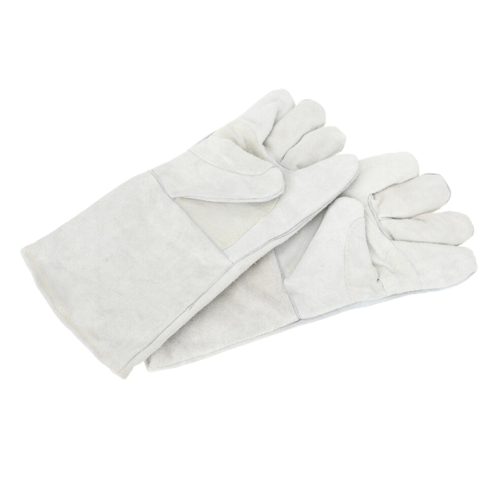 Welding Gloves Heat Resistant Leather Cowhide Work Gloves With Extended Cuff Protection Xxl 9174973025504