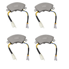 4X Grå 2KW-3KW Generator Bensin Automatisk SpäNningsregulator AVR Aluminiumskal