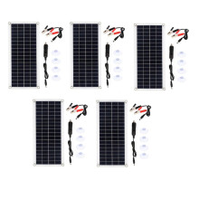 5X 15W Solpanel 12-18V Solcell Solpanel för Telefon RV Bil MP3 PAD Laddare Utomhus BatteriföRsöRjning B
