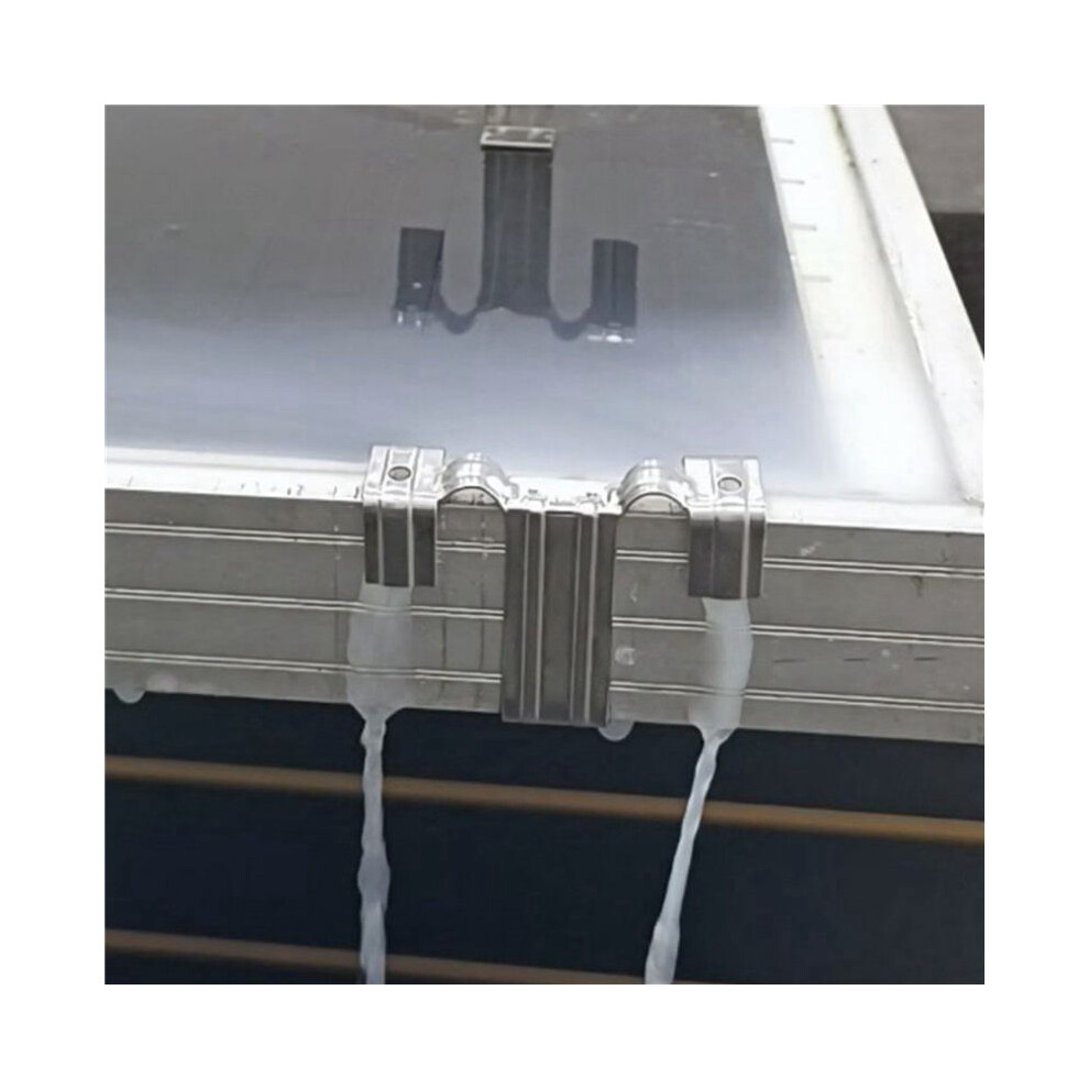 160Pcs Photovoltaic Panel Drainage Buckle Surface Plate Solar Panel Water Drain Clip For Solar Panel Draining 35Mm 6031490686881