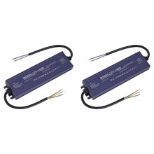 2X 12V LED-Drivrutin IP67 Vattentät 12V 100W Strömförsörjningstransformator 100-264V AC Till 12V Lågspänningsutgång, för Ljus