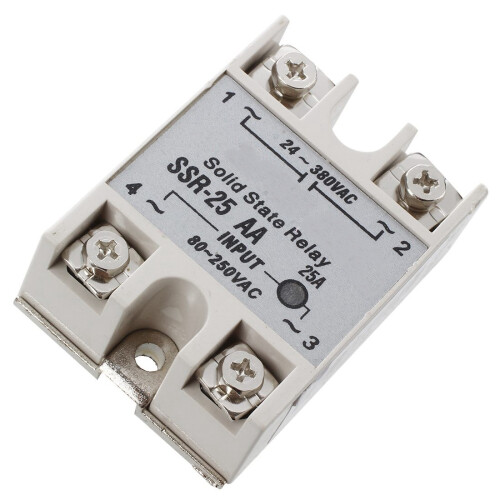 SSR-25AA 80-250V 25A Maskinstyrning AC Solid Module ReläEr