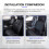 2x Universal Waterproof Nylon Front Car Van  Covers Protectors Black Pair 4