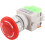 Red Mushroom Cap 1NO 1NC DPST Emergency Stop Push Button  AC 660V 10A 7