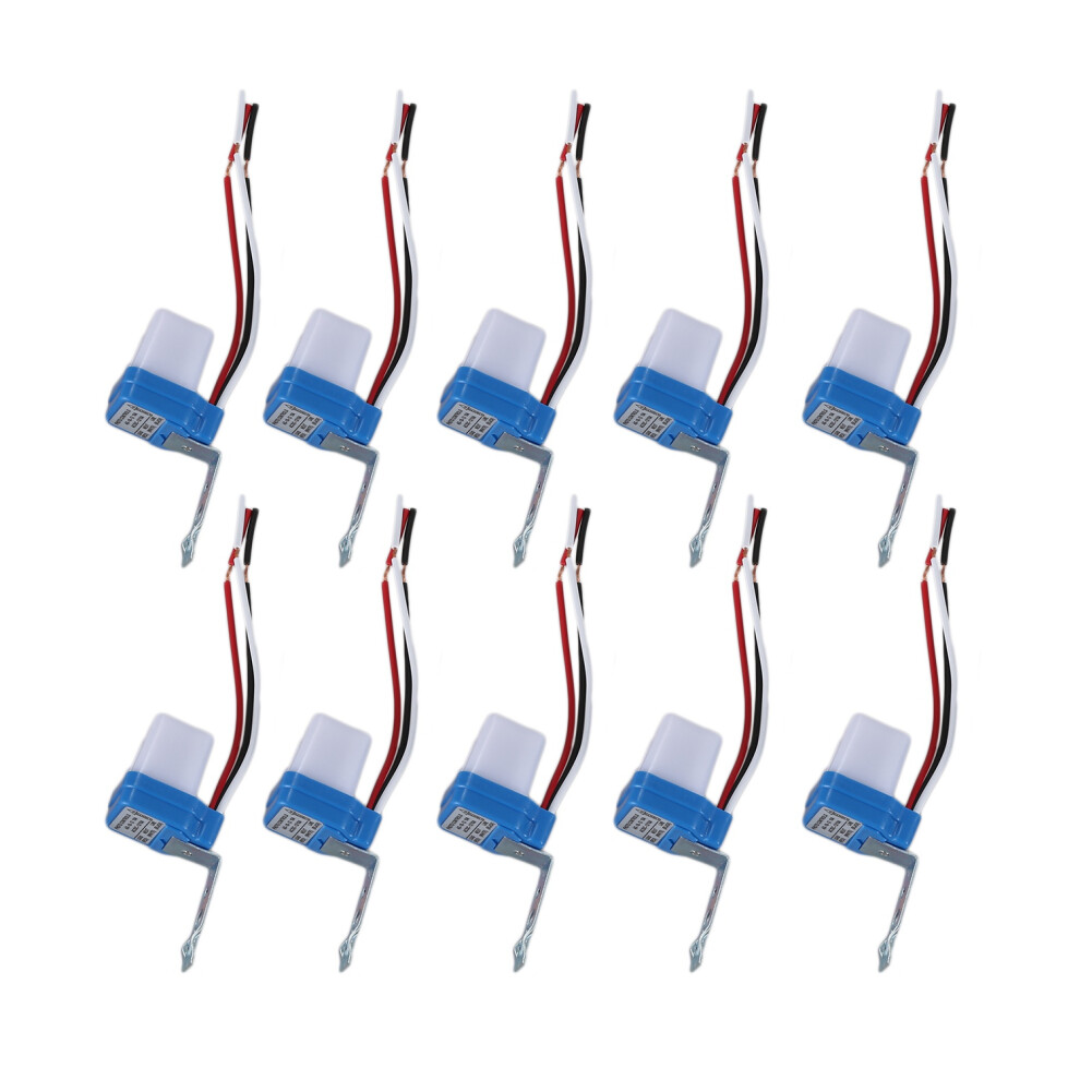10Pcs Auto Off Photocell Street Light Photoswitch Sensor Ac/ 12V 10A 4713089248909