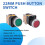 2pcs 22mm Mount 10A 380V DPST Red Green Momentary Push Button 3