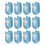 12 pezzi di clip per piumone blu in plastica 2
