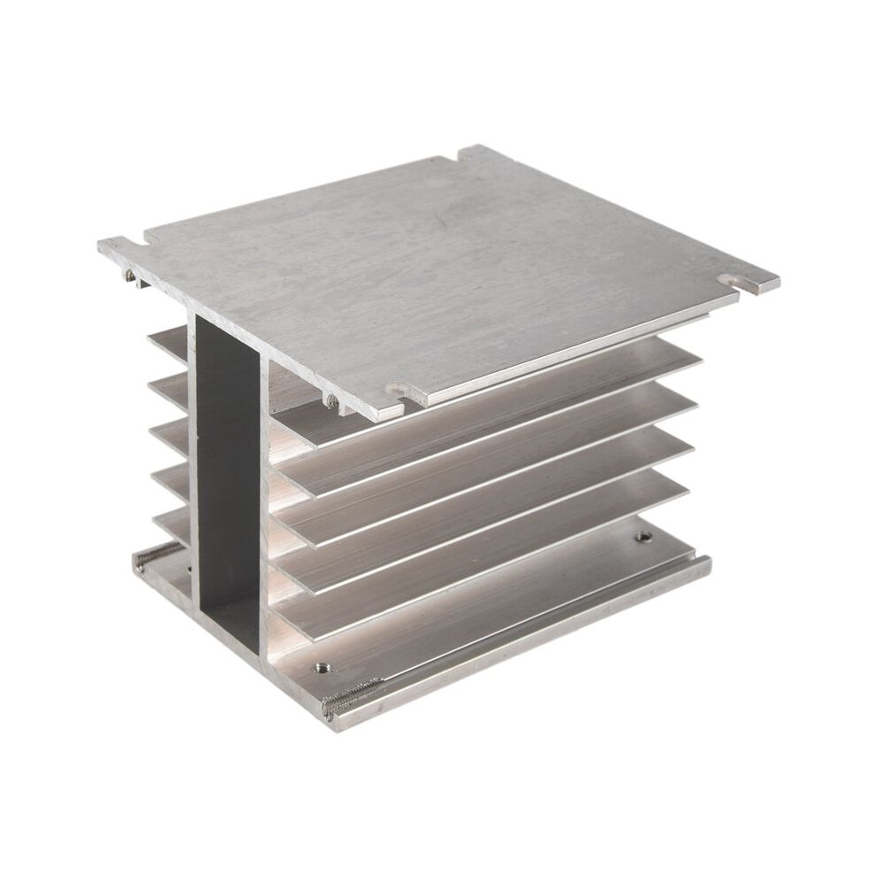 3 Phase Heat Sink 80X110x100mm For Ssr Solid State Relay Aluminum Heatsink Silver 4713755129457