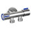 G1/2 x 1/2 304 Stainless Steel One Into Two Three-Way Angle Valve, Double Handle Double Control Single Cold Multi-Function Faucet 1
