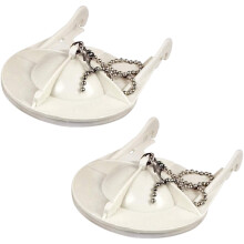 2 Pack Toilet Flapper Replacement for American Standard 738920-0070A 3-Inch Flapper Assembly, Flapper Replacement Water Saving, High Performance, Easy