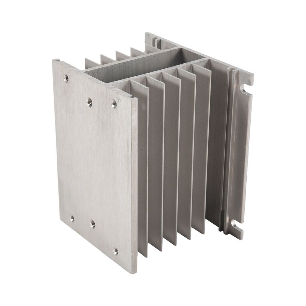 3 Phase Heat Sink 80X110x100mm For Ssr Solid State Relay Aluminum Heatsink Silver 4711479665169