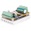 380W 3 Phases Brushless Motor Controller Board(No/Without Hall Sensor) BLDC PWM PLC Driver Board  6.5-50V 6