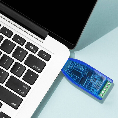 Módulo de comunicación USB a RS485 bidireccional semidúplex para línea serie. 2