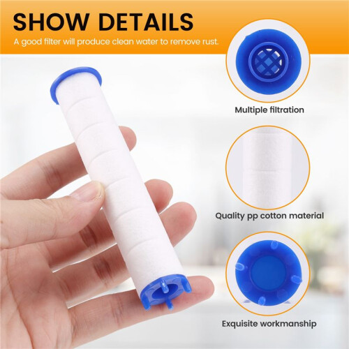 5 Piece Hand Shower Filter Core Bathroom Bathtub Shower Filter Core Water Purifier 2