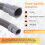Automatic Drum Washing Machine Drain Pipe Drain Hose Fittings, 1.5 Meter 6