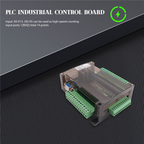 PLC Industrial Control Board FX3U-24MR High-Speed Household PLC Industrial Control Board PLC Controller Programmable 2
