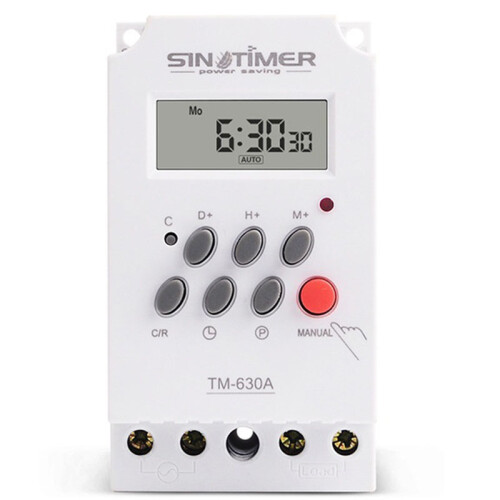 12V  Input 7 Days Programmable 24Hrs  TIMER   Relay Output Load High Power 30A