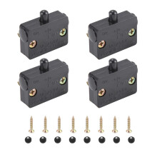 4 Pcs Cabinet Door  Cabinet Lamp  Drawers Open  Close Door Applicable to 12V 24V 110V Black