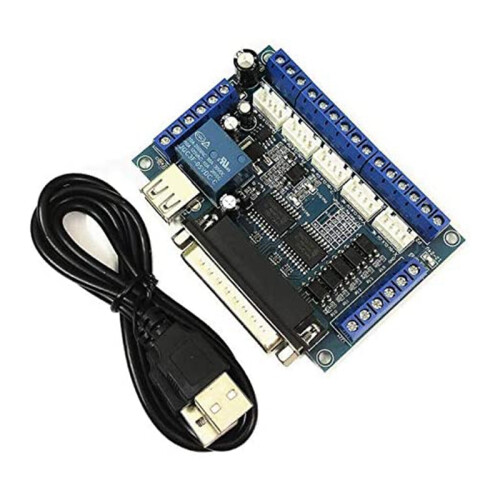 Driver Board MACH3 Engraving Machine 5 Axis CNC Breakout Board with Optical Coupler for Stepper Motor Drive Controller 1
