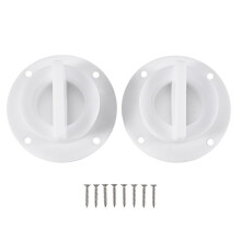 Universal Branco Nylon Marine Boat Transom Deck Mount Dreno Valve VáLvula Parafuso TampãO Bung Stopper AcessóRios de ReposiçãO