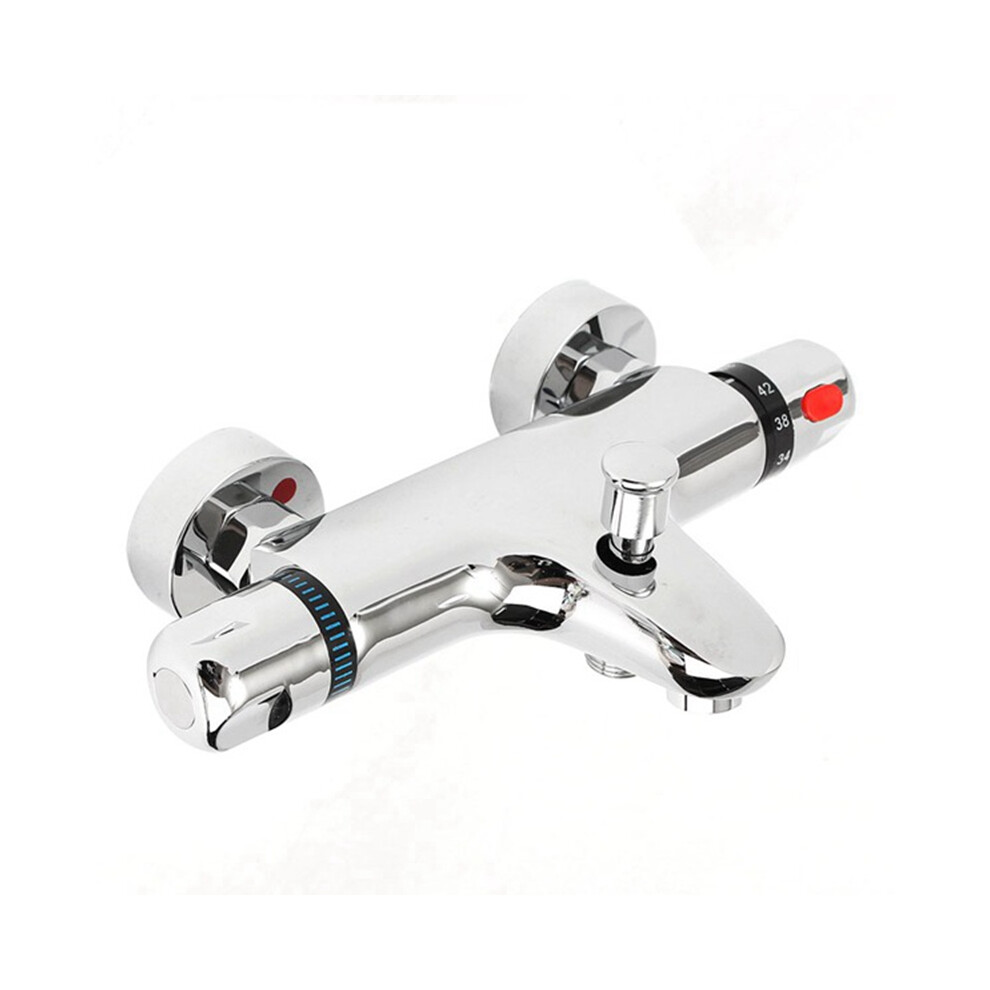 Bathroom Thermostatic Mixer Tap Hot And Cold Bathroom Mixer Mixing Valve Bathtub Faucet Thermostatic Shower Faucets Set 4713755189635