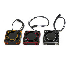 40Mm Cooling Fan Rotates 16000 RPM 5-8.45V for 1/10 1/8 1/12 RC Car Brushless Motor Rc Car Accessories,Silver