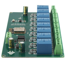 ESP8266 WIFI 8 Channel Relay Module ESP-12F Development Board Power Supply 5V/7-28V Wireless WIFI Module