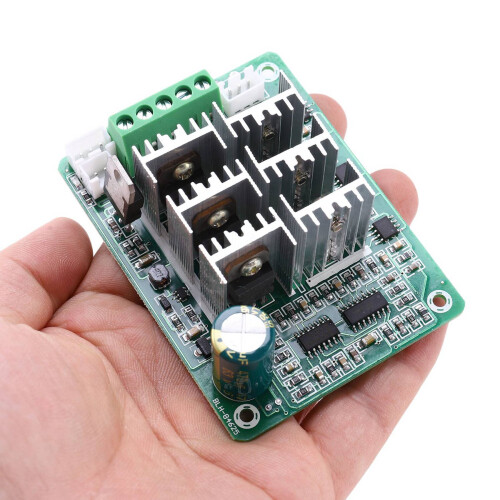 3X BLDC Drei Phasen Bürstenlos Sensorlos Motor Controller BL01 15A Heftige Lüfter Modulation DC5V6V9V12V36V 2