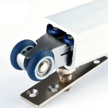 3X Bifold Door Hardware Wooden Sliding Door Pulley Furniture Hardware Wheel Barn Door Roller Wall Folding Door Roller