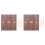 2X Retro American Industrial Style Light  Socket, Solid Wood Brass Toggle  Plate, Antique Home Stay 1