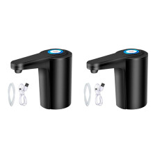 2X Dozownik Wody 5 Galonów - Pompa Wodna do Butelki O Pojemności 5 Galonów, Dzbanek na Wodę USB Akumulator Uniwersalny Automatyczny Universal