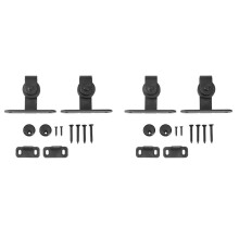 2X Schieben Scheunen Tor Hardware Kits Oben Montierte Hängende Schiene Aufhänger Schiene Stahl Schrank Tür Rollen Schiene für Einzel Tür-B