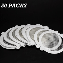 100 Pezzi Usa E Getta Doccia Scarico Capelli Catcher Mesh Adesivi, Filtro Anti Intasamento del Lavandino del Pavimento, Pelo di Cane di Scarico Della