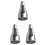 3X Kitchen Sink Pull Down Faucet Spray  Nozzle Pull Out Hose Sprayer Replacement Part Faucet  - Brushed Nickel 1