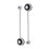 2X Biella Leva Cambio 2454G5 per  206 1.1 1.4 1.6 1