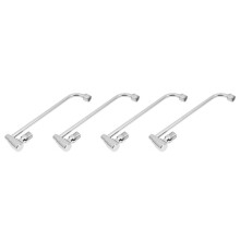 4X Dosenfueller Kuechenspuele Wasserhahn Wok Wasserhahn Wandmontage Dosenfueller Wasserhahn (300mm)