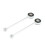 2X Biella Leva Cambio 2454G5 per  206 1.1 1.4 1.6 5