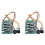 2X BLDC Three Phase Brushless Sensorless Motor Controller BL01 15A Violent Fan Modulation DC5V6V9V12V36V 1