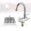 3X Rotation Copper Basin Faucet Cold Deck Kitchen Folding Caravan Bathroom Tap for Marine Boat Deck 4
