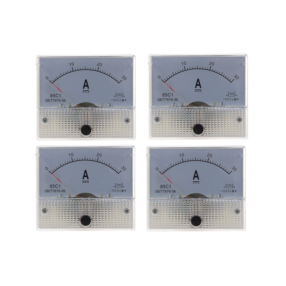 4X 85C1 Analog Current Panel Meter 30A Amp Ammeter 4711324525204